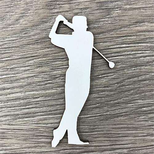 Male golfer